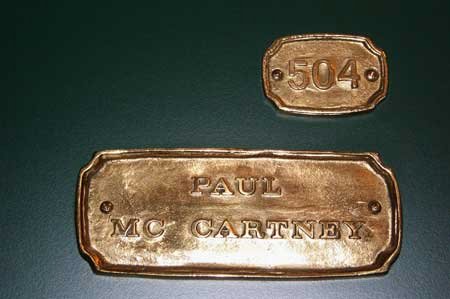 Paul McCartney plate