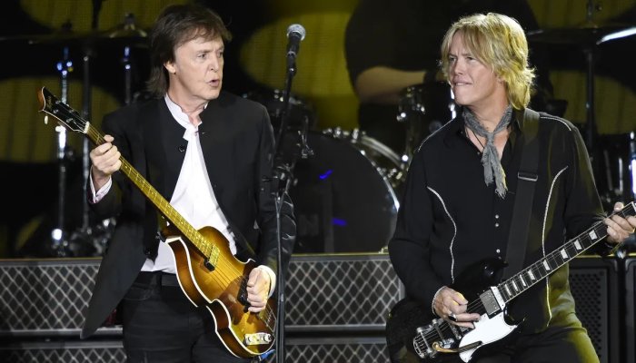 Brian Ray and Paul McCartney